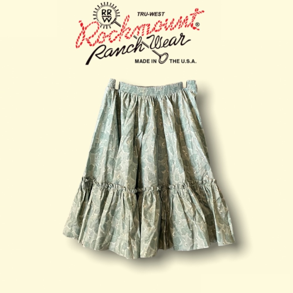 Vintage Tru-West RockMount Ranch Wear Western Skirt